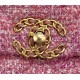 Large Chanel 19 Flap Bag Tweed Gold-Tone Pink High