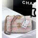 Chanel 19 Flap Bag Tweed Gold-Tone Pink High