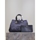 DIOR TOUJOURS BAG LARGE Graphic Cannage Denim Blue High