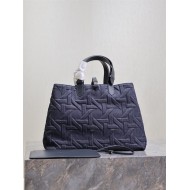 DIOR TOUJOURS BAG LARGE Graphic Cannage Denim Blue High