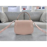 30 Montaigne Avenue Top Handle Bag Medium Calfskin Pink High