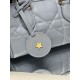 Dior Groove 16 Mini Bag Macrocannage Calfskin Blue High