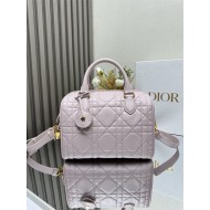 Dior Groove 25 Bag Macrocannage Calfskin Pink High