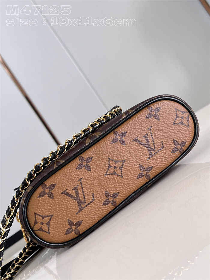 Louis Vuitton Vanity Chain Pouch Monogram Canvas M47125 High