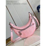 Louis Vuitton LOOP Handbag Ostrich leather N85900 Pink High