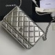 Classic Wallet on Chain AP0250 Lambskin Silver B