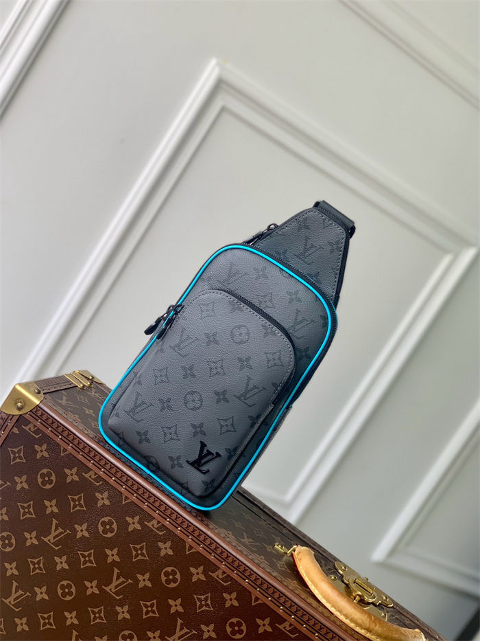 Louis Vuitton Avenue Slingbag PM Monogram Eclipse Reverse coated canvas M11703 High