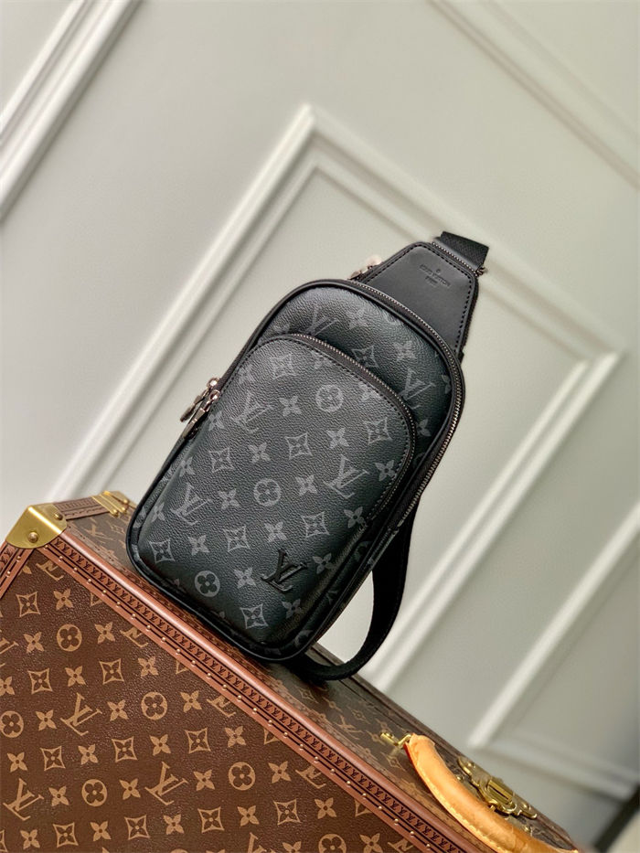 Louis Vuitton Avenue Slingbag PM Monogram Eclipse coated canvas M47137 High