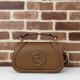 Gucci BLONDIE SMALL TOP HANDLE BAG 815714 Leather Brown High