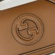 Gucci BLONDIE SMALL TOP HANDLE BAG 815714 Leather Brown High