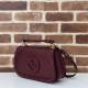 Gucci BLONDIE SMALL TOP HANDLE BAG 815714 Leather Burgundy High