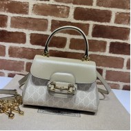 Gucci Horsebit 1955 top handle bag 703848 Leather Beige high