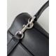 WOMEN'S RODEO MEDIUM HANDBAG smooth calfskin Black Silver-Metal High