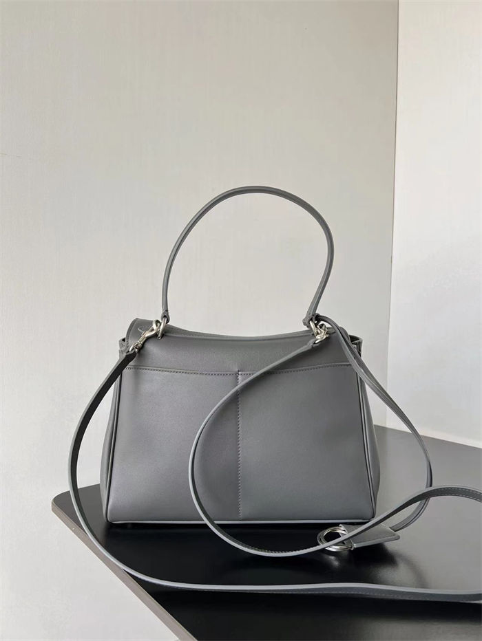 WOMEN'S RODEO SMALL HANDBAG smooth calfskin Grey High