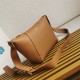 Prada Leather shoulder bag 2VH178 Caramel High