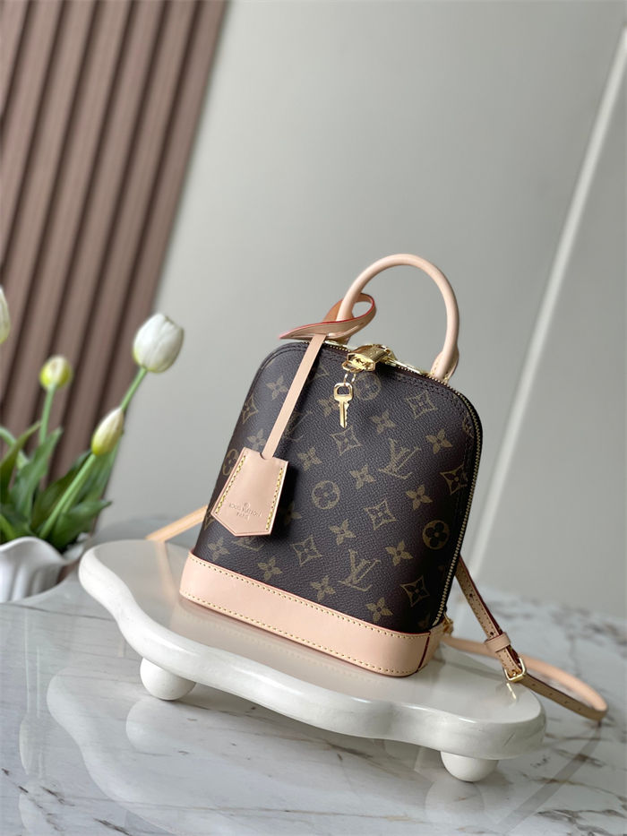 Louis Vuitton Alma Backpack Monogram coated canvas M47132 High