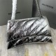 WOMEN'S CRUSH MEDIUM CHAIN BAG QUILTED crushed calfskin Silver High