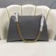 WOMEN'S CRUSH MEDIUM CHAIN BAG crushed calfskin Grey High