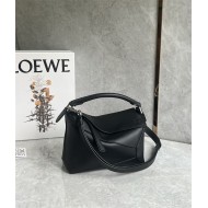 Small Puzzle bag in classic calfskin Black High