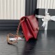 Chanel MAXI CLUTCH BAG AS5182 Grained Shiny Calfskin & Gold-Tone Metal Burgundy High