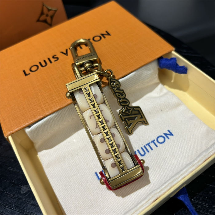 LV LV Lovers Dice Bag Charm Key Holder M01750 15470