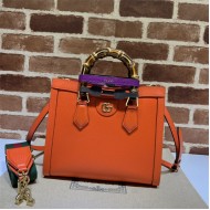 Gucci Diana small tote bag 702721 Orange High