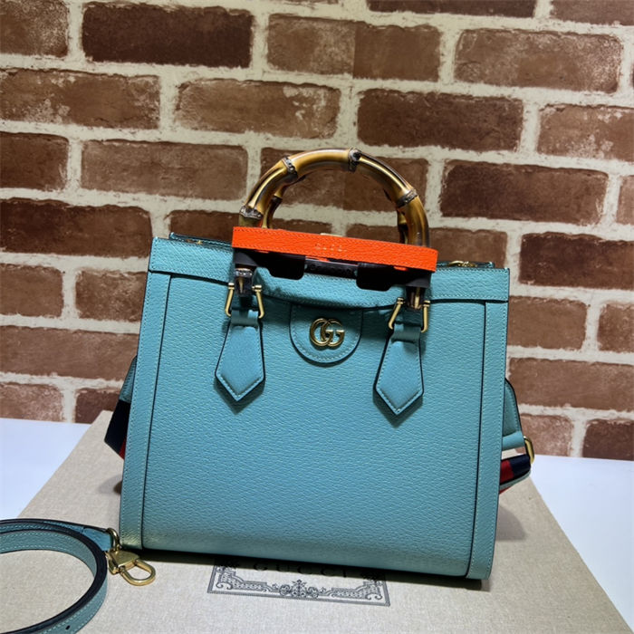 Gucci Diana small tote bag 702721 Sky Blue High