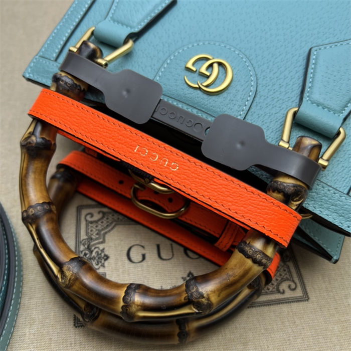 Gucci Diana mini tote bag 702732 Sky Blue High