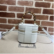 Gucci MINI BAMBOO SHOULDER BAG 760200 White High