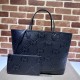 OPHIDIA LARGE TOTE BAG 726755 jumbo GG leather Black High