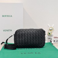 BV Intrecciato Camera Bag Small Black High