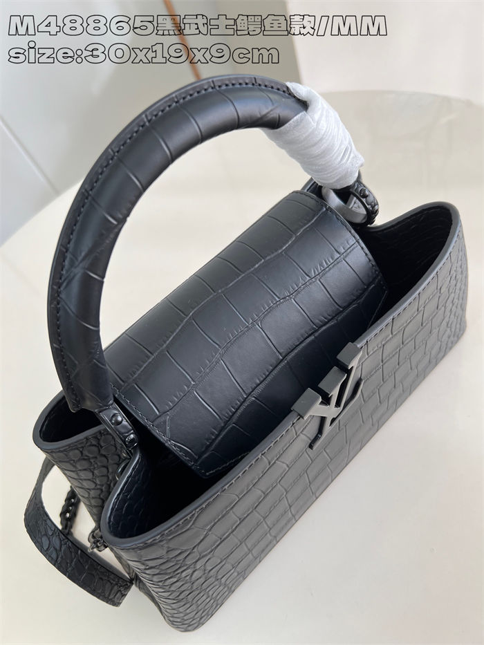 Louis Vuitton Capucines East-West MM Crocodile M48865 High