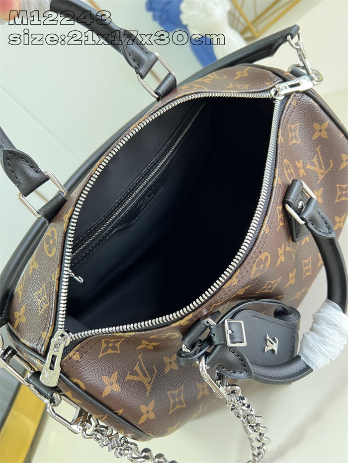 Louis Vuitton Speedy Soft 30 Dark Monogram Coated canvas M12243 High