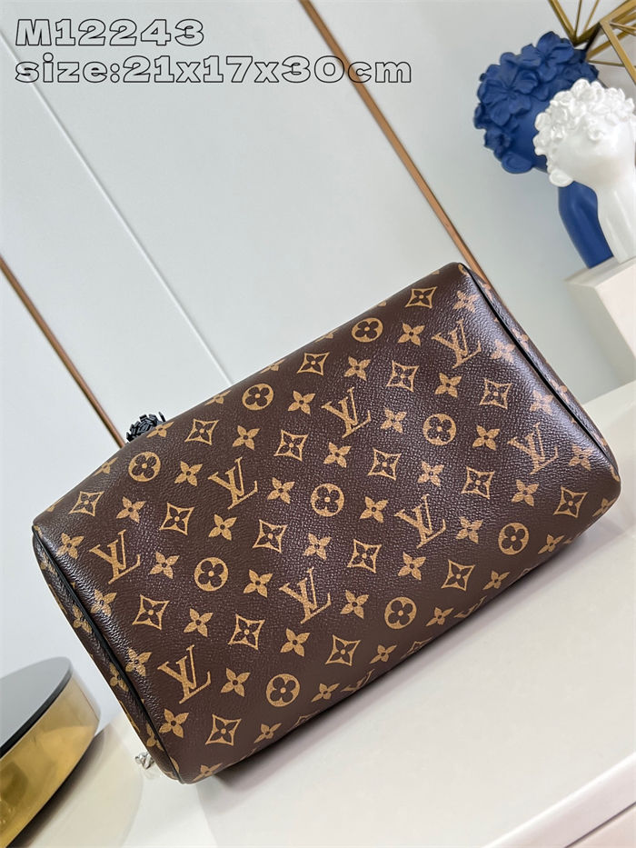 Louis Vuitton Speedy Soft 30 Dark Monogram Coated canvas M12243 High