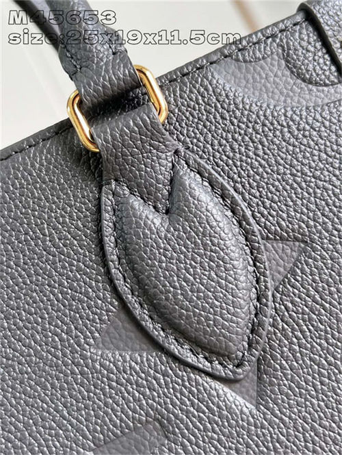 Louis Vuitton ONTHEGO PM Monogram Empreinte Pewter M45653 High