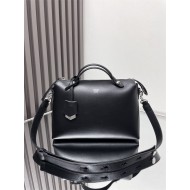 Fendi By The Way Medium Boston bag leather Black High