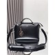 Fendi By The Way Medium Boston bag leather Black High