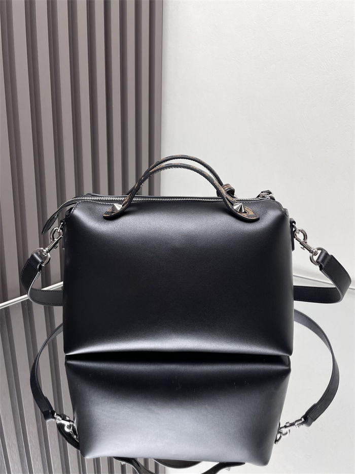 Fendi By The Way Medium Boston bag leather Black High