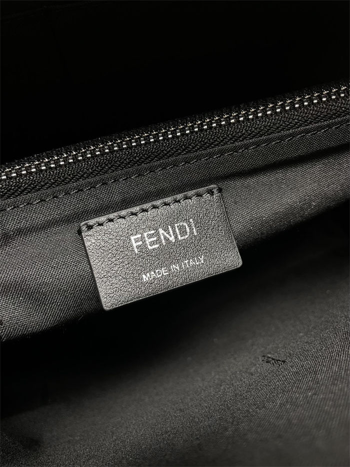 Fendi By The Way Medium Boston bag leather Black High