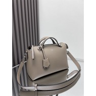 Fendi By The Way Medium Boston bag leather Taupe High