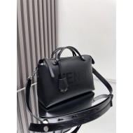 Fendi By The Way Medium Boston bag leather Black High