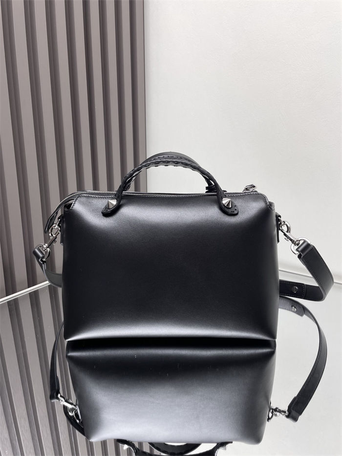 Fendi By The Way Medium Boston bag leather Black High