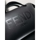 Fendi By The Way Medium Boston bag leather Black High