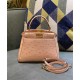 PEEKABOO MINI ostrich leather bag High