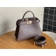 PEEKABOO SMALL ostrich leather bag High