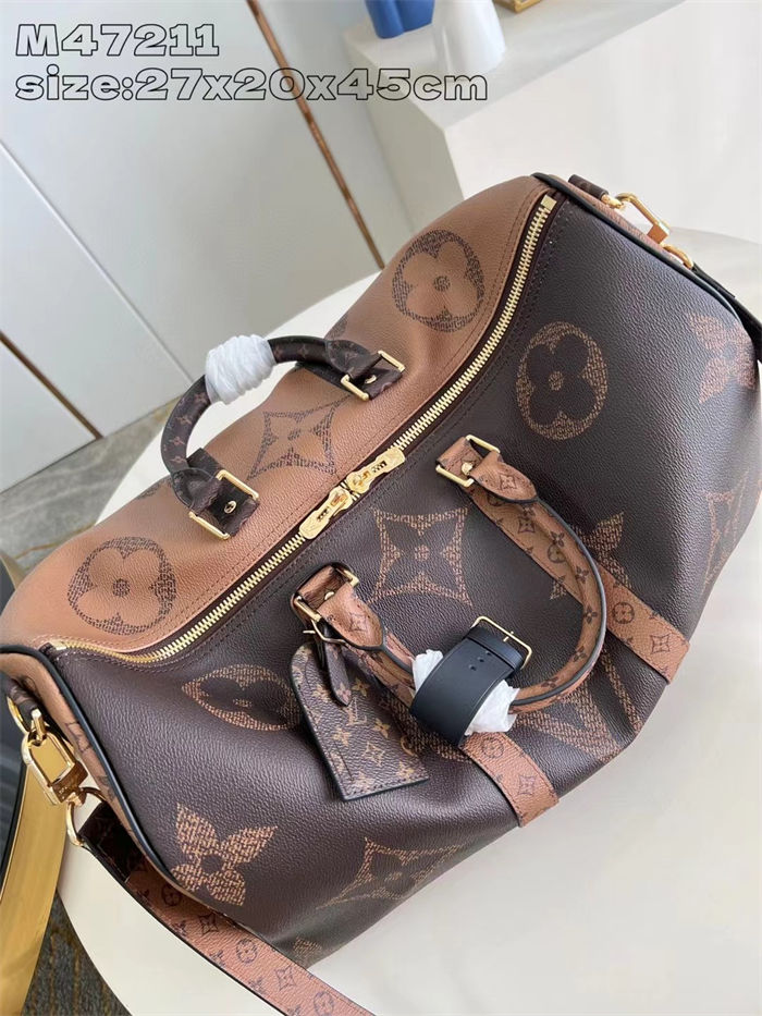 Louis Vuitton Keepall Bandoulière 45 Monogram Giant M47211 High