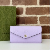 Gucci GG CONTINENTAL WALLET 772791 Lilac high