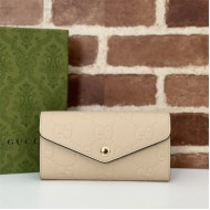 Gucci GG CONTINENTAL WALLET 772791 Beige high