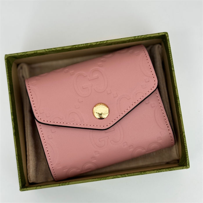 Gucci GG MEDIUM WALLET 772793 Pink high