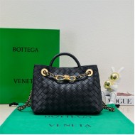 Small Andiamo Chain Top handle bag Black High